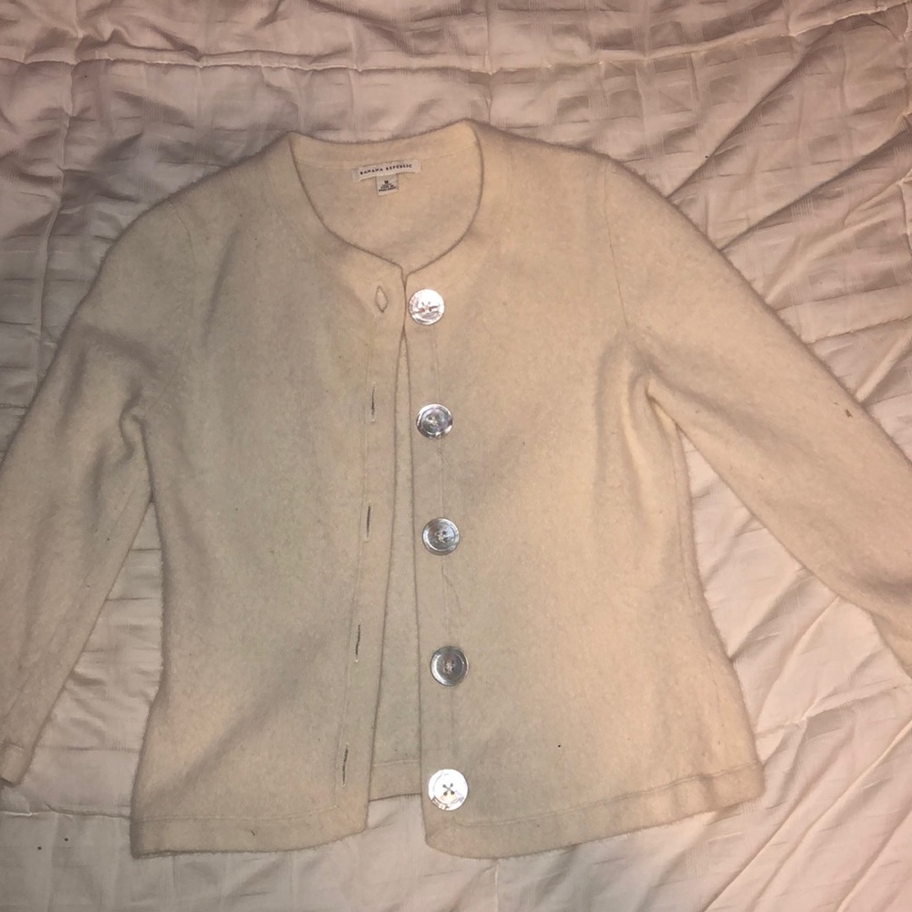 Banana republic cardigan!